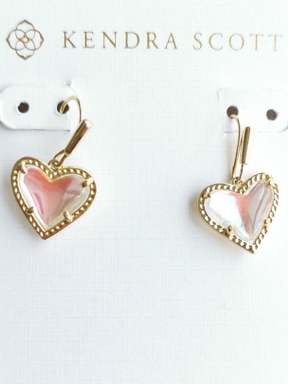 Kendra Scott Ari Heart Drop Earrings